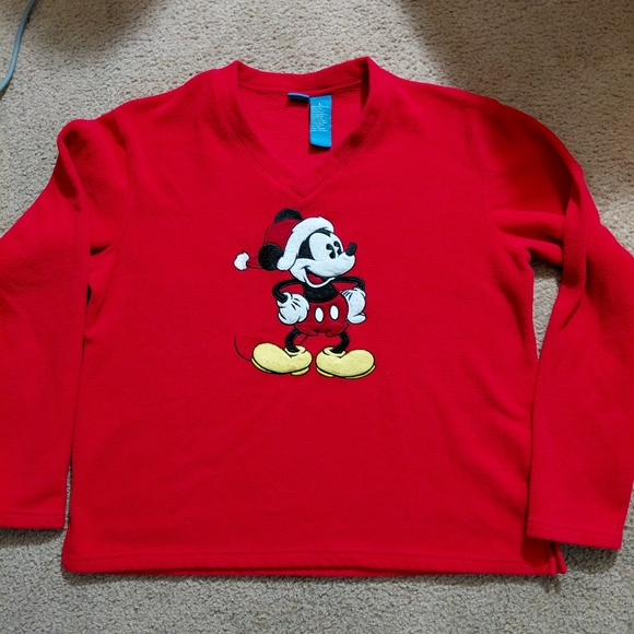 Disney Sweaters - Disney Red Fleece Sweatshirt